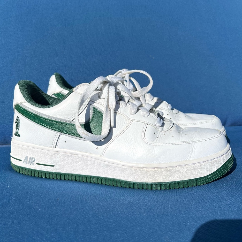 Nike Air Force 1 Green Low Four Horsemen LeBron FB9128-100 White/Deep Forest - Picture 3 of 9